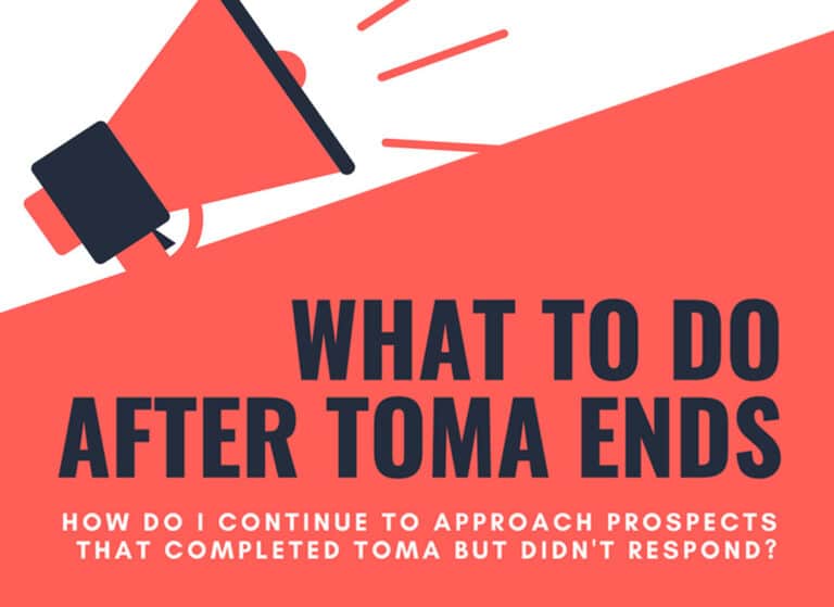 What to Do After TOMA Ends