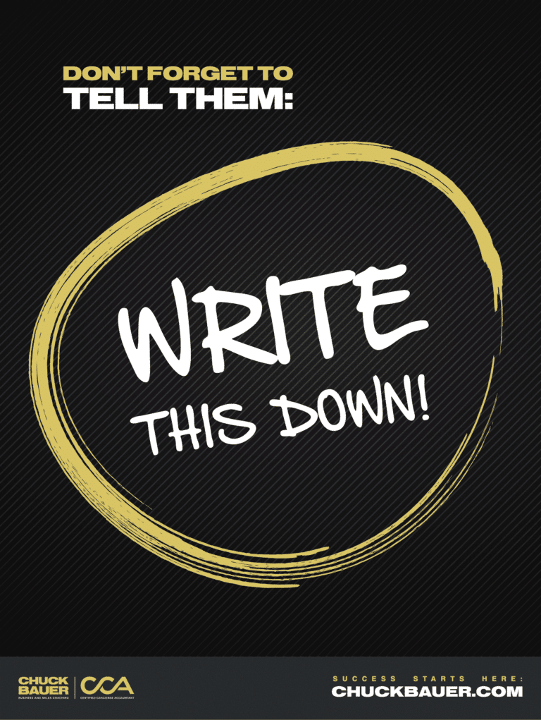 Write This Down – Download